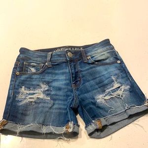 American Eagle Midi Shorts Size 0